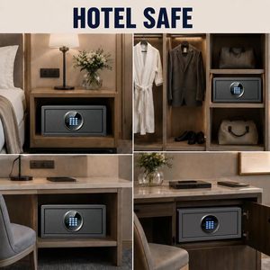 Caja Fuerte Digital Mini para Hotel, con Teclado Electrónico, para Protección de Objetos de Valor en Habitaciones, Caja Fuerte Oculta en la Pared, Venta al Por Mayor - Product Image 5