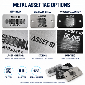 Étiquettes d'identification pour tours de télécommunications imprimées en couleur UV personnalisées avec coins arrondis permanents - Product Image 5