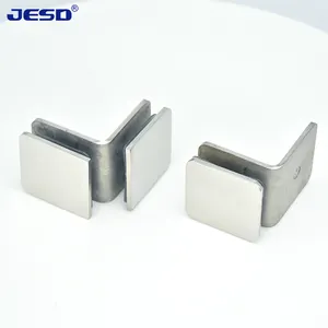 Factory Price Shower Room 90 Degree Polishing Square 1 Sided Shower Room Fitting