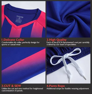 Ensemble complet d'uniformes de football personnalisés, maillot de football, kit d'équipe, maillots de football <span class=keywords><strong>pas</strong></span> chers, ensemble de football de haute qualité - Product Image 5