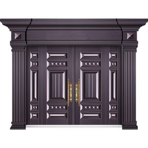 PHIPULO Made in China Top Quality Economical and Practical Aluminum Cast Anti-theft <strong>Entrance</strong> <strong>Door</strong> <strong>Without</strong> Breaking the Bank - Product Image 4