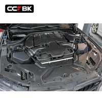 Pour BMW G30 G31 520i 530i 540i 550i F90 M5 2017-2023 Cache de protection d'ouverture du compartiment moteur en carbone sec pour support de radiateur