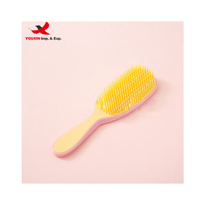 Cepillo Desenredante de Plástico con Cerdas para Cabello Rizado, Precio Bajo, Compra Mixta, Peine para Cabello Seco y Mojado - Product Image 5