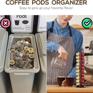 Portavasos Giratorio de Metal Ecológico con Rotación de 360° y Base Antideslizante, Ideal para Cocina u Oficina - Product Image 2