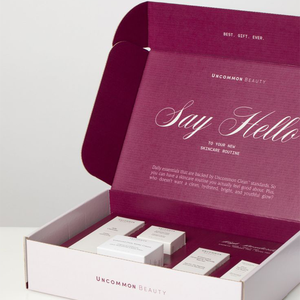 Caja de Cartón Corrugado Personalizada con Materiales Reciclados, Laminación Mate, Relieve, Cajas Rosadas con Diseño de Avión para Zapatos y Ropa, Logotipo Personalizado - Product Image 4