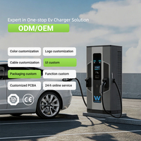 Nuevo Cargador Rápido para Vehículos Eléctricos Wattzing de 240kW CC, con Certificación CCS2 y CE, para Uso Comercial, OCPP1.6J