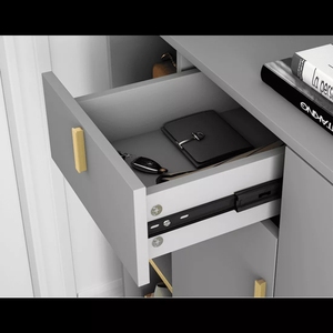 Moderno di alta qualità Dark Gary <span class=keywords><strong>scarpiera</strong></span> mobili in legno scaffali per soggiorno dipinto a mano Design - Product Image 3