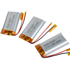 <span class=keywords><strong>Mejor</strong></span> venta 3,7 V batería recargable de litio 602040 702040 baterías de litio 802040 3,7 V 600mAh li-polímero pequeña batería lipo - Product Image 5