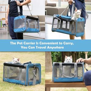 Bolsa de Viaje de Muestra Gratuita para Cachorros, Transportín de Mascotas de Lados Blandos, Bolsa de Transporte de Lujo para Perros y Gatos - Product Image 3