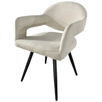 Chaise de salle à manger en tissu rembourré de qualité commerciale au prix d'usine, chaise TUQ pour hôtel, restaurant, chaises de salle à manger avec cadre en métal