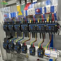Armoire de commutation triphasée complète, armoire électrique modulaire pour la distribution d'énergie des unités d'usine