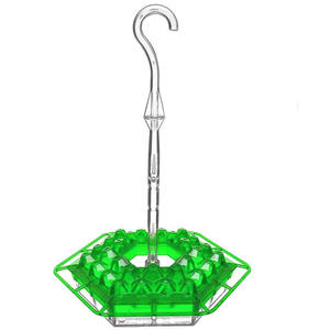 Mangeoire à colibris suspendue hexagonale portable Petop pour l'extérieur, abreuvoir à néctar <span class=keywords><strong>en</strong></span> plastique anti-fuite, mangeoire à colibris - Product Image 5