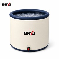 Baignoire à glace gonflable portable de luxe pour la récupération estivale, pliable et à gonflage rapide