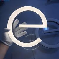 Lettres 3D personnalisées illuminées SKYSEEN, enseignes lumineuses en acrylique LED effet néon, signalétique frontale pour la publicité des entreprises et des magasins, logo