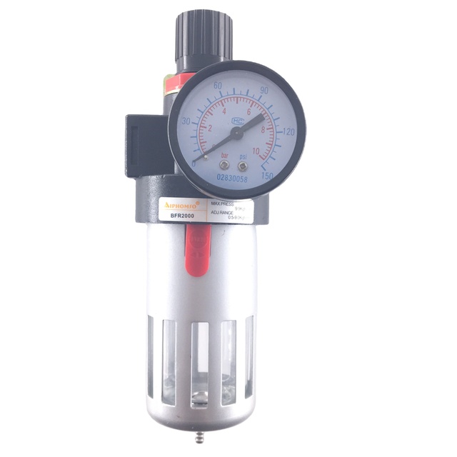 Airtac Type BFR Series 1/4 Inch-1/2 Inch Pneumatic Parts Compressed Air Filter Pressure Regulator