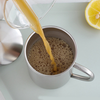 Mug à café en métal à double paroi isolé, personnalisable en gros, respectueux de l'environnement, en acier inoxydable 304, avec couvercle