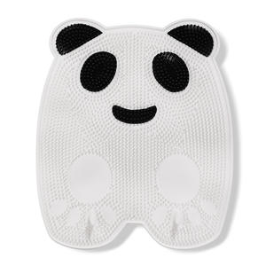 Almohadilla antideslizante de silicona para masaje de pies, herramienta de baño de ducha Panda para eliminar la alfombra de baño de piel muerta - Product Image 1