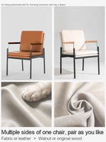 Fauteuil de salle à manger en acier moderne - Design haut de gamme durable et léger pour hôtel, restaurant et usage domestique