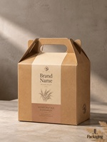 Boîte à Gable Haut de Gamme Premium, Emballage Cadeau Alimentaire de Luxe, Fournisseur de Boîtes en Papier Kraft, Fabricant en Gros, Fournisseur de Logos Personnalisés