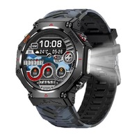Reloj Inteligente KC91 Chat GPT con Pantalla HD de 1.39 Pulgadas, Resistente al Agua 3ATM, GPS, Monitor de Ritmo Cardíaco, Luz de Emergencia SOS, Deportivo