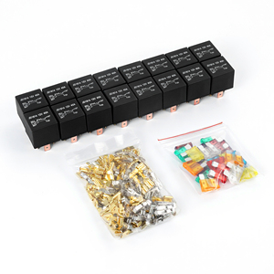 Boîtier de relais et de fusibles pour voiture, 12V avec 24 emplacements pour fusibles et 16 relais à 5 broches pour automobile, camion, marine, bateau - Product Image 6
