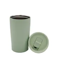 Top 1 fornitura personalizzata 500ml tazze da tè da caffè nere da viaggio tazza termica Thermos in acciaio inossidabile isolata