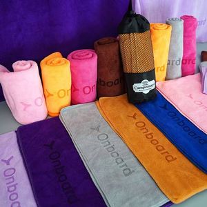 Serviette de sport et de musculation personnalisée avec logo, couleur unie, tricotée, absorbant la transpiration, séchage rapide, écologique - Product Image 1