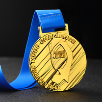 Médailles de karaté kickboxing en métal moulé or argent bronze fabrication de médailles souvenirs trophée de sport pour l'obtention du diplôme scolaire