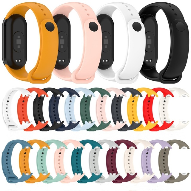 Soft Silicone Sport Wristband for Xiaomi Mi Band 8 9 10 NFC Replacement Bands Smart Watch Accessories for Women and Men