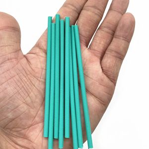 Ligne de pêche en <span class=keywords><strong>fluorocarbone</strong></span> monofilament pour l'eau salée, protecteurs de boucle en <span class=keywords><strong>fil</strong></span> de ressort en plastique - Product Image 2