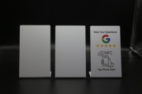 SUNLAN personnalisé 13.56MHz sans contact NFC support étanche PVC RFID Interface de Menu QR pour affichage de Table contrôle d'accès cartes examen