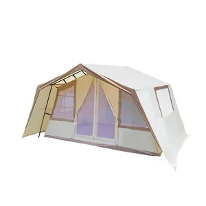 Aangepaste 900d Oxford Pu 3000Mm Waterdicht Canvas Huis Camping Tent Voor Hotel Camping Campings