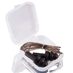 2023 New Design PVC Noise-Cancelling Earbuds Travel Noise Reduction Ear Plug With Case