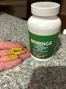 Capsules de Moringa Tout en Un Curcuma Ceylan Cannelle Ashwagandha Gingembre Tarte Cerise Capsules d'extrait - Product Image 3