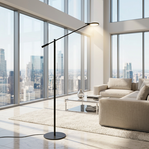 สวิตช์ควบคุมไฟ LED Lumetal T2797 IP20 AC 110-240V สำหรับตกแต่งภูมิทัศน์ สไตล์มินิมอล วัสดุโลหะ ขนาด 1145-1470 มม. แสงสีขาว 3000K (วอร์มไวท์) สีดำ/ชมพูเข้ม - Product Image 4