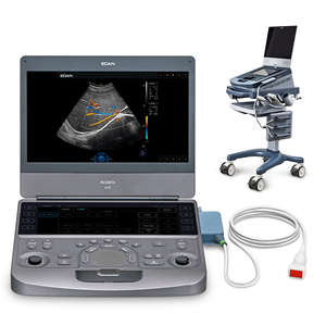 Échographe <span class=keywords><strong>portable</strong></span> <span class=keywords><strong>EDAN</strong></span> Acclarix AX8 sur chariot, échographe Doppler couleur 3D 4D, échographe cardiaque numérique - Product Image 1