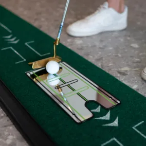 Aide à l'entraînement de Golf, miroir d'alignement de mise de Golf, miroir de mise de ligne de Putter de Golf