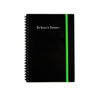 Carnet effaçable intelligent A5 Journal de fusée relié avec marqueur de livre d'index PET réutilisable Planificateur promotionnel écologique