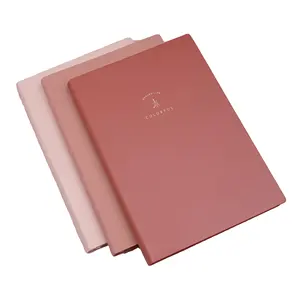 Customized diary planning notebook leather high grade Pu leather notebook