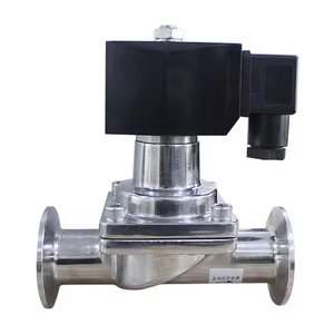 <span class=keywords><strong>COVNA</strong></span> Venda de Encomendas Urgentes Válvula Elétrica Ímã Tri Clamp Aço Inoxidável Food Grade Válvula Solenóide para Leite Laticínios Iogurte - Product Image 5