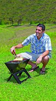 Le BBQ électrique portatif coréen grille la table de plateau d'eau avec le belvédère argentin extérieur d'acier inoxydable pour l'usage de restaurant