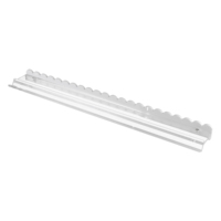 Supports de Mahjong en Acrylique Magnétique avec Poussoirs en Forme de Coquille Saint-Jacques, Acrylique Blanc 5MM pour Jeu de Mahjong Américain
