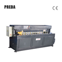 Machine de découpe à guillotine électrique en acier métallique PREDA de 2m et 3m avec commande NC pour équipement de conduits CVC