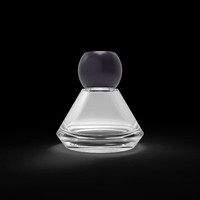 Bouteille en verre vide de 100 ml de luxe vintage pour diffuseur à bâtonnets, style apothicaire, avec couvercles, recyclable, pour huiles aromatiques et parfums
