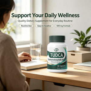 Capsules TUDCA 500 mg par dose, 60 capsules végétales, complément alimentaire à l'acide tauroursodésoxycholique, OEM ODM, étiquette privée - Product Image 4