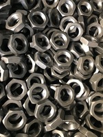 ASME B18.2.2 B18.2.4.5M DIN 936 5 # Acier au carbone de 4 pouces Gr. Écrou hexagonal fin 2 5 8 M1.6-M98, zingué, taille personnalisée, écrou de blocage en stock