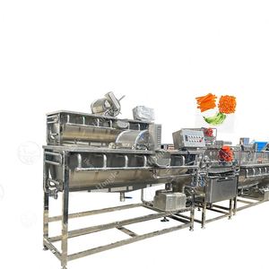 Machine à laver les salades Vortex Laveuse de fruits et légumes d'occasion avec tambour d'ozone pour le séchage des pommes de terre et l'application de l'éplucheur - Product Image 6