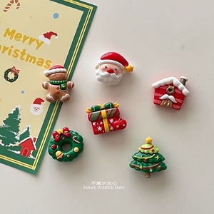 Ensemble de <span class=keywords><strong>6</strong></span> aimants de réfrigérateur de Noël, aimants de réfrigérateur mignons en résine, Père Noël, homme en pain d'épices, ensembles de cadeaux de Noël - Product Image 5