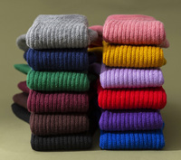 Chaussettes d'école blanches en vrac pour bébé, couleur bonbon, solide, nouvelle mode, enfants, chaussettes épaisses