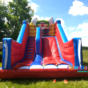 จั๊มเปอร์เป่าลมสำหรับบ้านเป่าลมคำสั่งผสมแบบสไลด์สำหรับการค้าสีม่วงออกแบบได้ตามต้องการ - Product Image 3